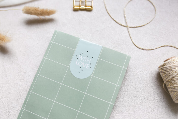 Geschenkaufkleber-Set Modern with Love – Bild 5